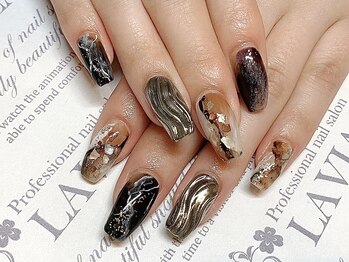 プロフェッショナル ネイルサロン ラヴィアス(LAVIAS)/【ジェル】10本アートし放題×3D