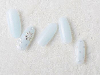 サンミーゴネイル 神戸店(Sunmego Nail)/スタッズお花ネイル