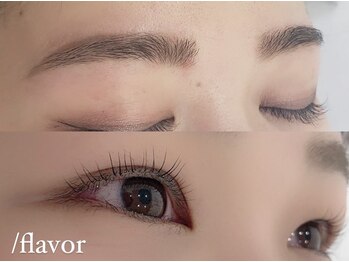 スラッシュフレーバー(/flavor)/ラッシュリフト&アイブロウ