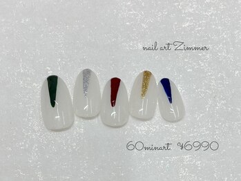 ネイルアート ジマー/60minartコース¥6990