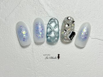 キルティング×ストーン埋尽くし