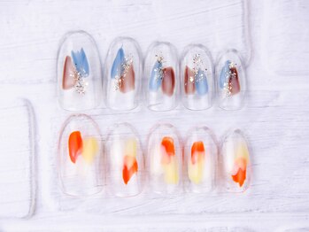 ティーエヌ 麻生店/塗りかけネイル♪