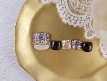 ショコ アンド ラム(Syoko&Lum)/☆ツイードネイル☆