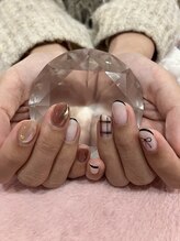 チェリーブロッサム(A CHERRY BLOSSOM)/チェックフレンチリボンアート