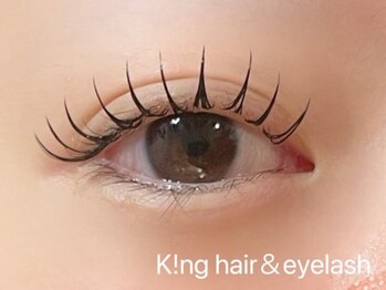 キング 高槻店(King)の写真/【パリエク100本¥9550】理想のボリューム感で目力up★抜群のモチ◎似合わせデザインで垢抜けフェイスに♪