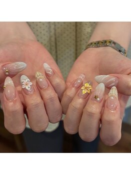 Mネイルアンドカフェ シェレステの写真/≪初回オフ無料≫ハンドジェル90分・120分やり放題◆トレンドアートから長さだしデザインまでお任せ★