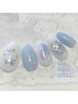 ネイルサロン クイル(QUILL)/6月あじさい(3)