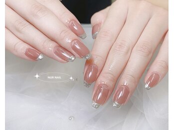 ヌアネイル(NUR NAIL)/ガラスフレンチ