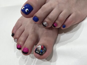 ガレリア エレガンテ 栄店(GALLARIA Elegante)/手描きフットネイルデザイン