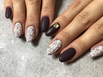 マットツイードネイル