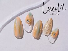 レオン 枚方(LeoN)/5月No.4:月替わり定額ネイル♪