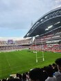 ウェリナ平和堂長久手院 スポーツ観戦はラグビーが好きで熱が入ります♪