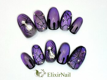 エリクサーネイル 池袋(Elixir Nail)の写真/特別な日には華やかなネイルで心も弾む♪繊細なアートで周りと差がつくネイルデザインをご提案します☆