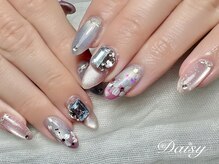 デイジー 藤沢(Daisy)/桜ネイル　マグネットネイル