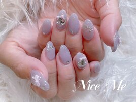 大人可愛いリボンネイル♪