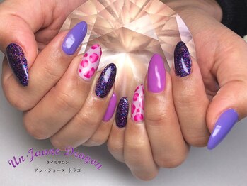 アン ジョーヌドラゴ/【自爪ネイル】パープルネイル