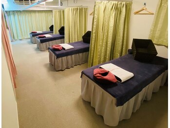 爽やかな空間/全設備が個室利用OK　ペアも歓迎