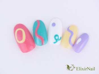 エリクサーネイル 五反田(Elixir Nail)/定額b カジュアル/クーポン使用