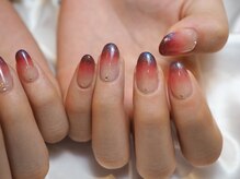 ミーナネイル(miinanail)/深みカラーグラデーションネイル