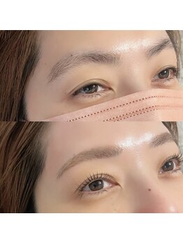 リアアイズ(Li'a eyes)/美眉スタイリング＋まつげパーマ