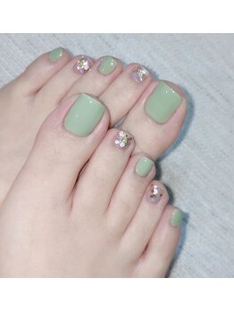 ジュジュネイルサロン 渋谷(JUJU NAIL SALON)/ラメフット