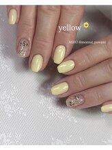 モナールアンド(MONNAL&)/黄色ネイル
