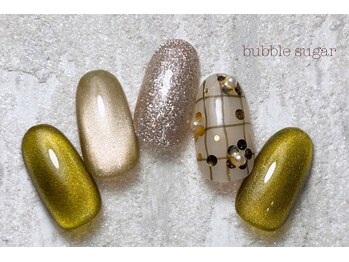 バブル シュガー バイ ネイルクローネ(bublle sugar by.nail crone)/【期間限定】マグネット×アート