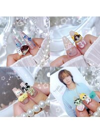 親指ネイル☆3Dパーツ集