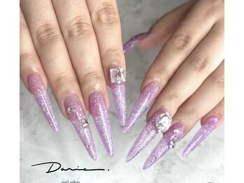 ダリア(Daria)の写真/指を長く綺麗に見せたい方に大人気☆本格スカルプワンカラー￥9600/スカルプ長さだしデザイン最安値￥13900
