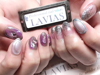 プロフェッショナル ネイルサロン ラヴィアス(LAVIAS)/【ジェル】お好きなアート6本