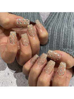 レイネイル アンド レイアイ 長嶺店(RAY NAIL & ray eye)/シンプルゴージャス