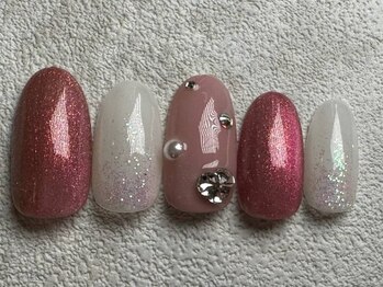 レイネイル 岐阜茜部店(RAY NAIL)/magnet pink