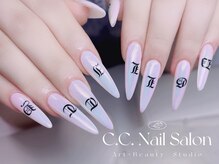 シーシーネイルサロン 池袋(C.C.Nail salon)/スーパーロングオーロラネイル