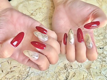 ネイルサロンアンドスクール ミュー(Nail Salon & school mieux)/大理石ネイル
