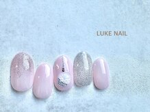 ルークネイル 恵比寿店(LUKE NAIL)/雪の結晶オーナメントネイル　冬