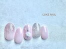 雪の結晶オーナメントネイル　冬