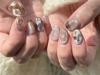 ラクエ(Laque)/お花 もやもやニュアンス