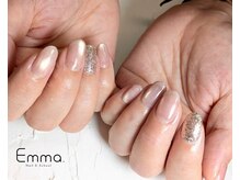 エマ(Emma)/マグネットギャリッターネイル