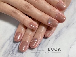 W-432 &nbsp;ハートオーロラネイル