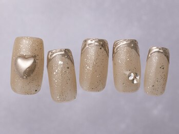 ジェミーネイル シンジュク(Jemiy nail shinjuku)/ミラーフレンチ¥8480