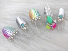 アンジェヴォーグ 名古屋本店(Angevogue)/メタリックレインボーポール