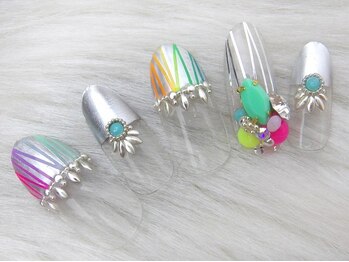 アンジェヴォーグ 名古屋本店(Angevogue)/メタリックレインボーポール