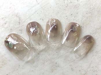 コーラルワン(CORAL ONE)/大人カラーのニュアンスネイル