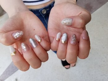 シュガーネイル(sugar nail)/シェルネイル