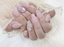 レアリゼ ネイル(Realiser nail)/ピンク&オーロラネイル