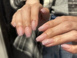 パープルラメグラデーション