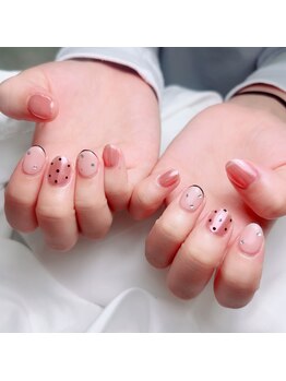 ちゅるんドットネイル