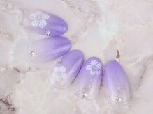 ビーネイル ヘルシー(Be NaiL healthy)/パープル/グラデーションネイル