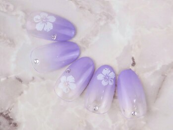 ビーネイル ヘルシー(Be NaiL healthy)/パープル/グラデーションネイル