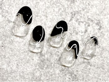 モナリザ 三宮店(MonaLisa)/ちぐはぐ *~ ニュアンスネイル